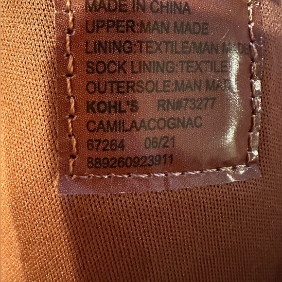 Kohl’s Ridding Boots SZ 13 Brown Boots with memory foam Gold Buckles Har… - Picture 11 of 13